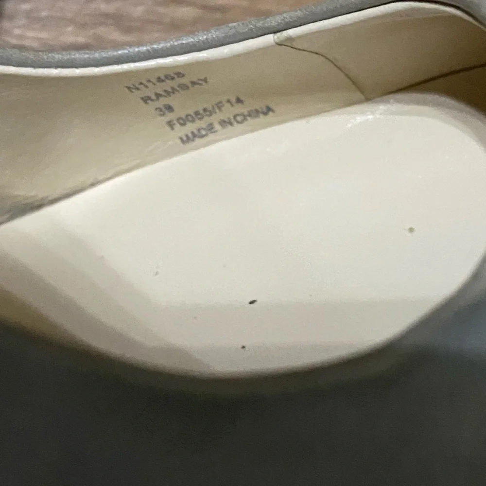 Calvin Klein Ramsay Distressed Grey Pumps